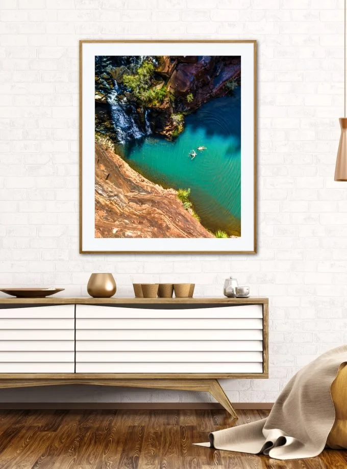 A little swim in Karijini - Wall Print