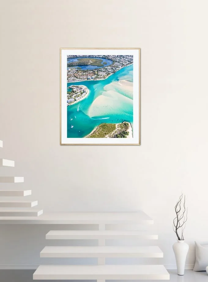 Noosa Blue Water - Wall Print - Teddy mlfr