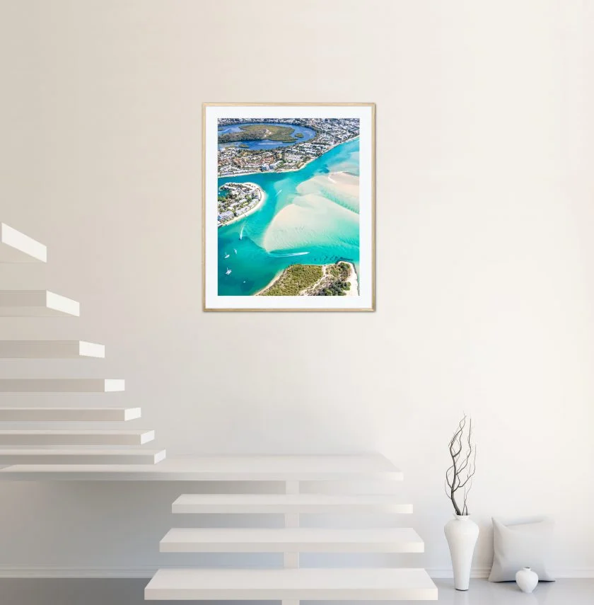 Noosa Blue Water - Wall Print - Teddy mlfr