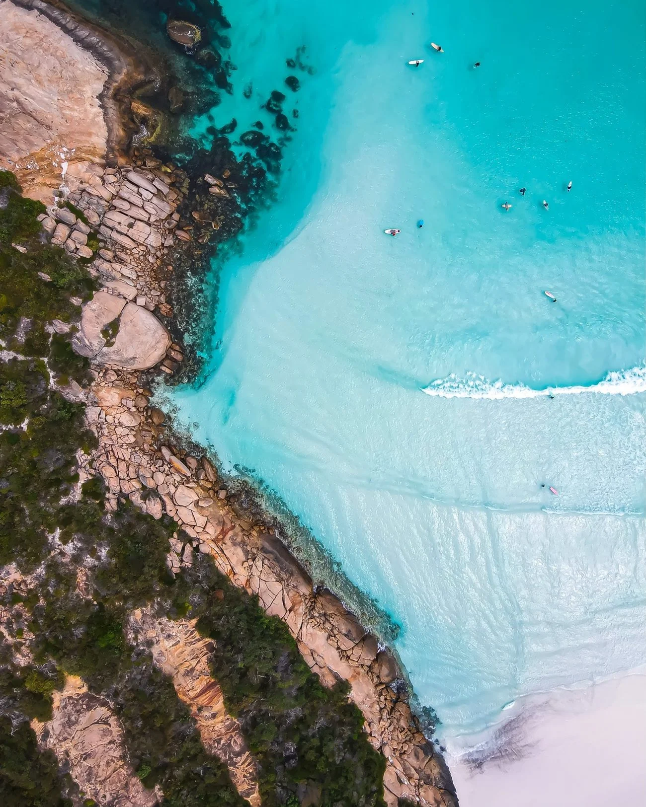 White Sand, Surf & Turquoise Water - Wharton Beach